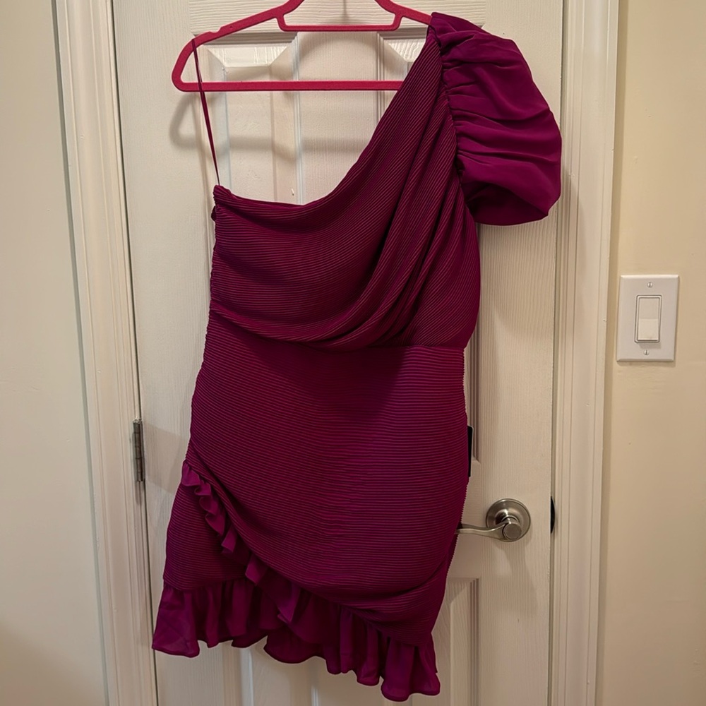 Express One Shoulder Mini Dress NWT